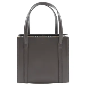 Burberry  Leather Handbag (Pre-Owned)