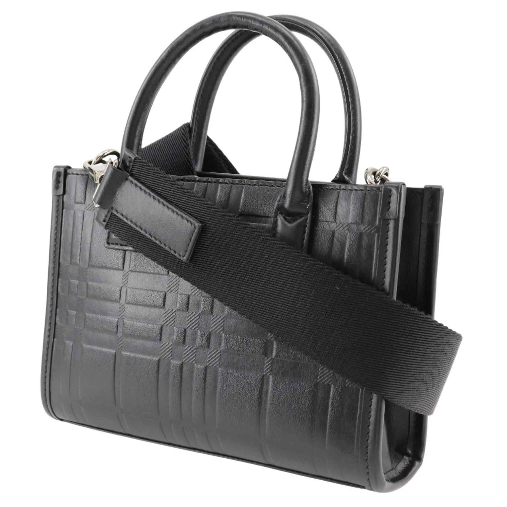 Burberry  Leather Handbag (Pre-Owned)