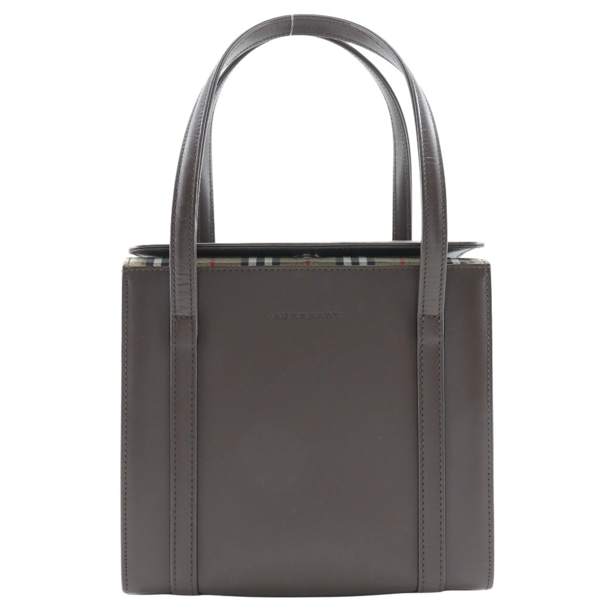 Burberry  Leather Handbag (Pre-Owned)