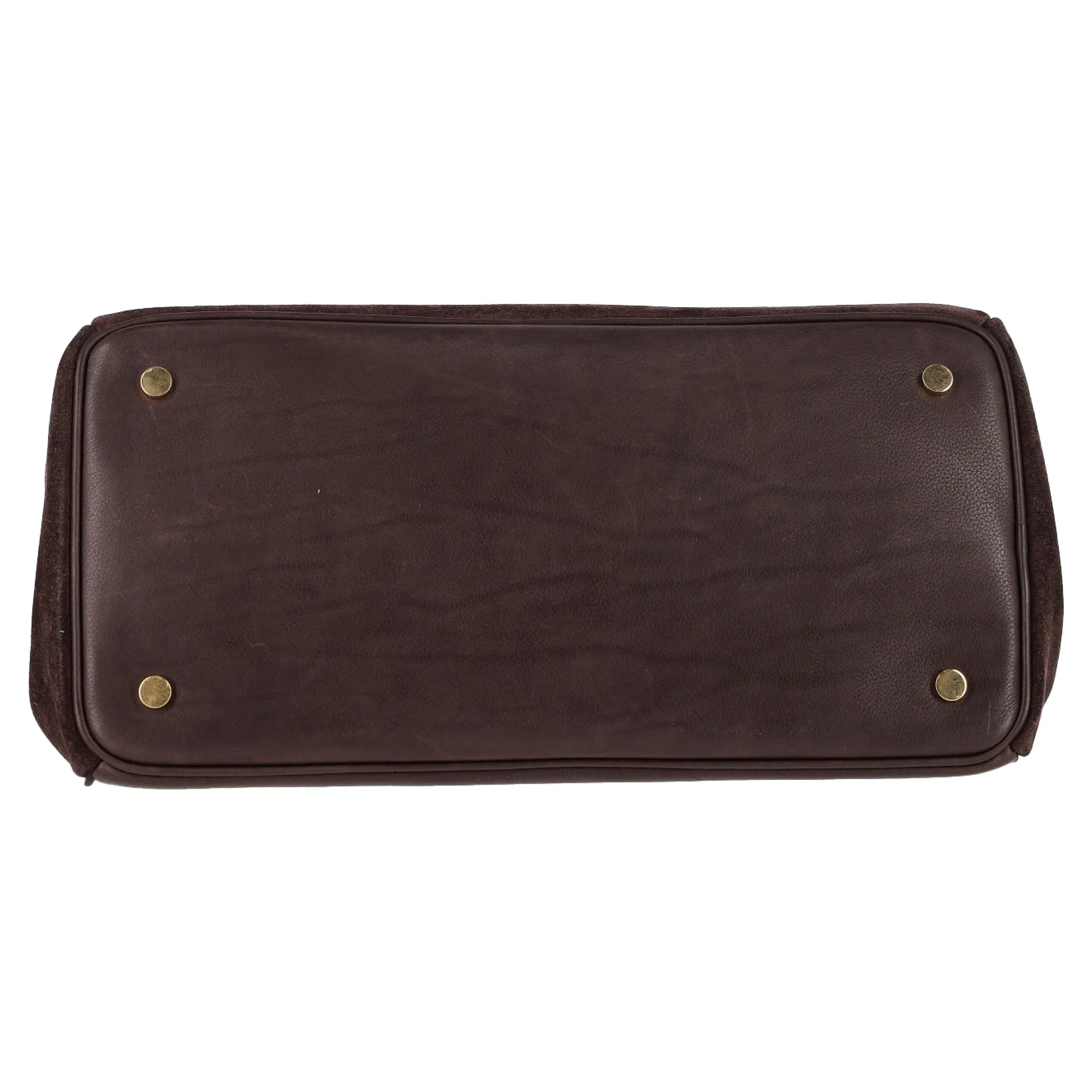 Burberry Medium Rocking Horse Tote Bag in Brown Suede