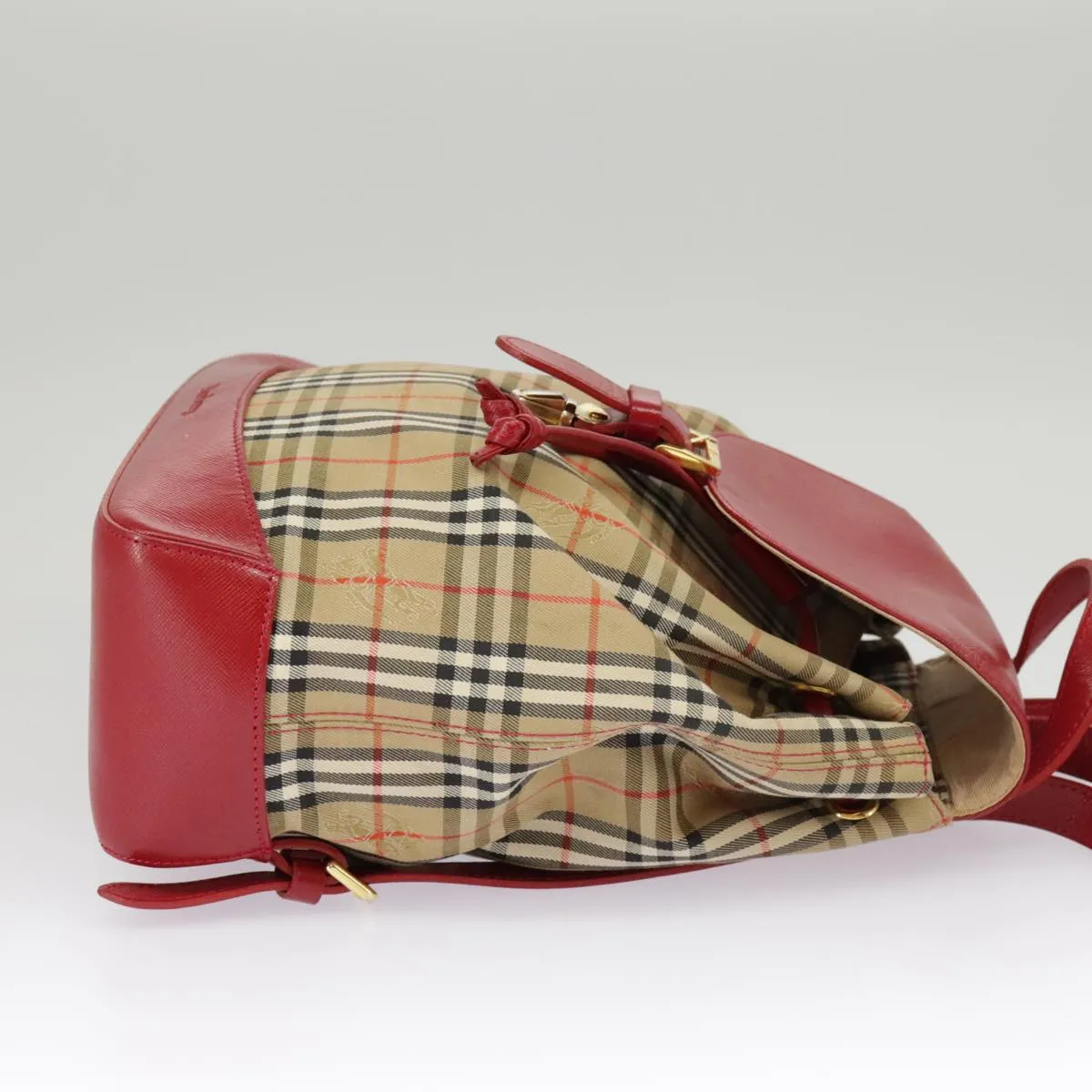 Burberry Nova Check  Canvas Backpack Bag (Pre-Owned)