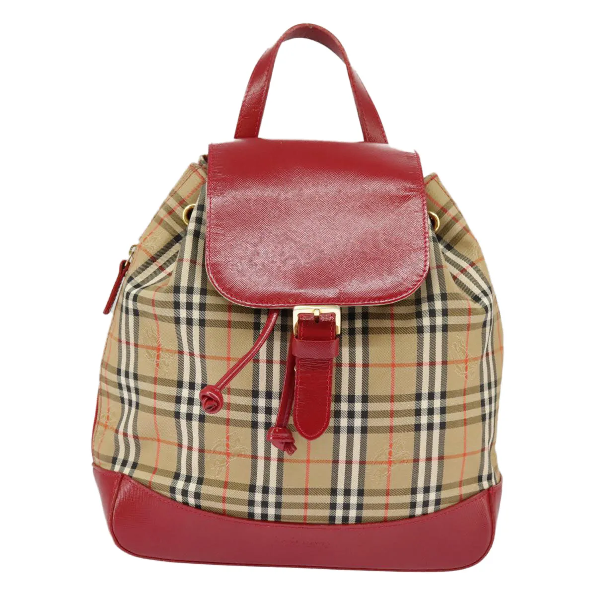 Burberry Nova Check  Canvas Backpack Bag (Pre-Owned)