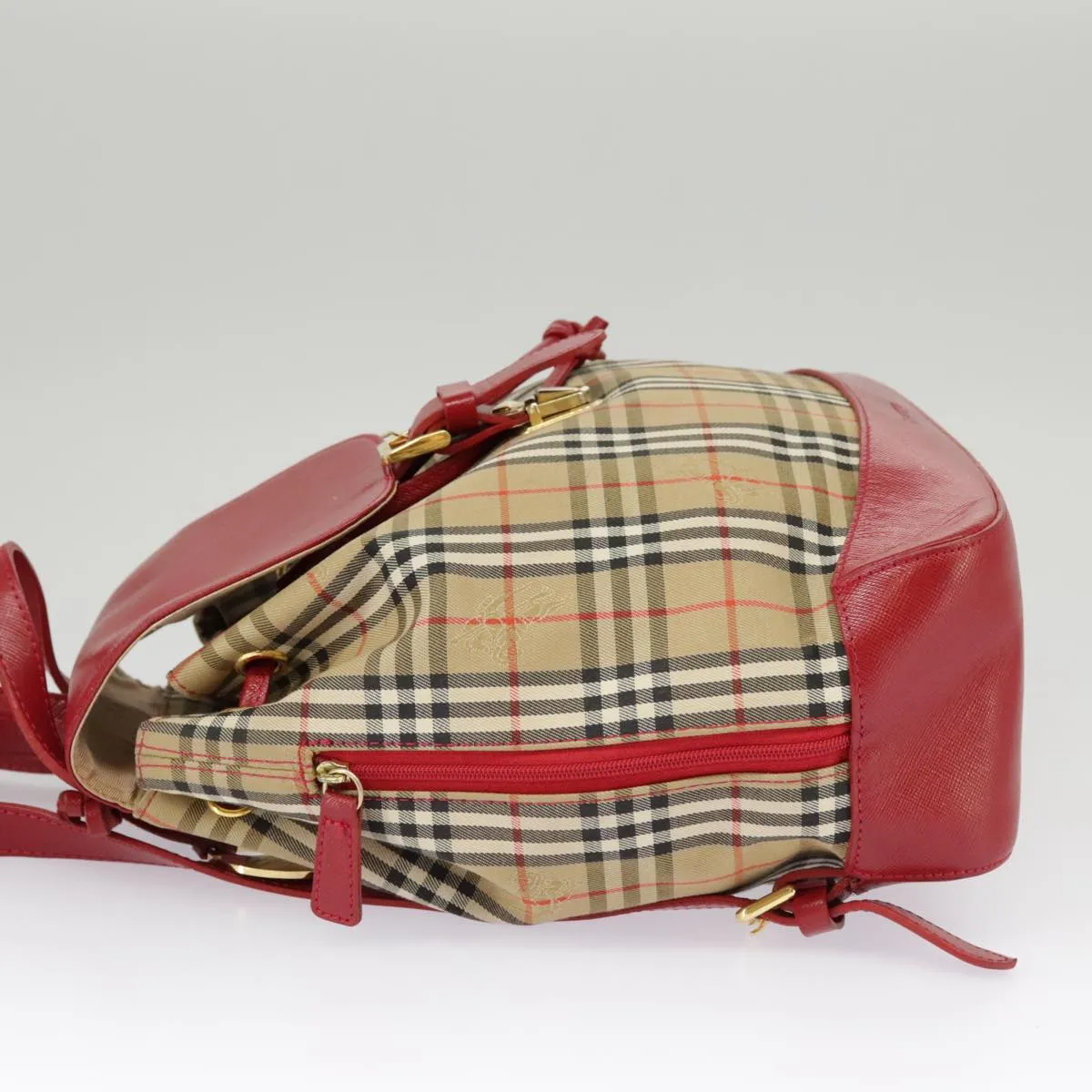 Burberry Nova Check  Canvas Backpack Bag (Pre-Owned)