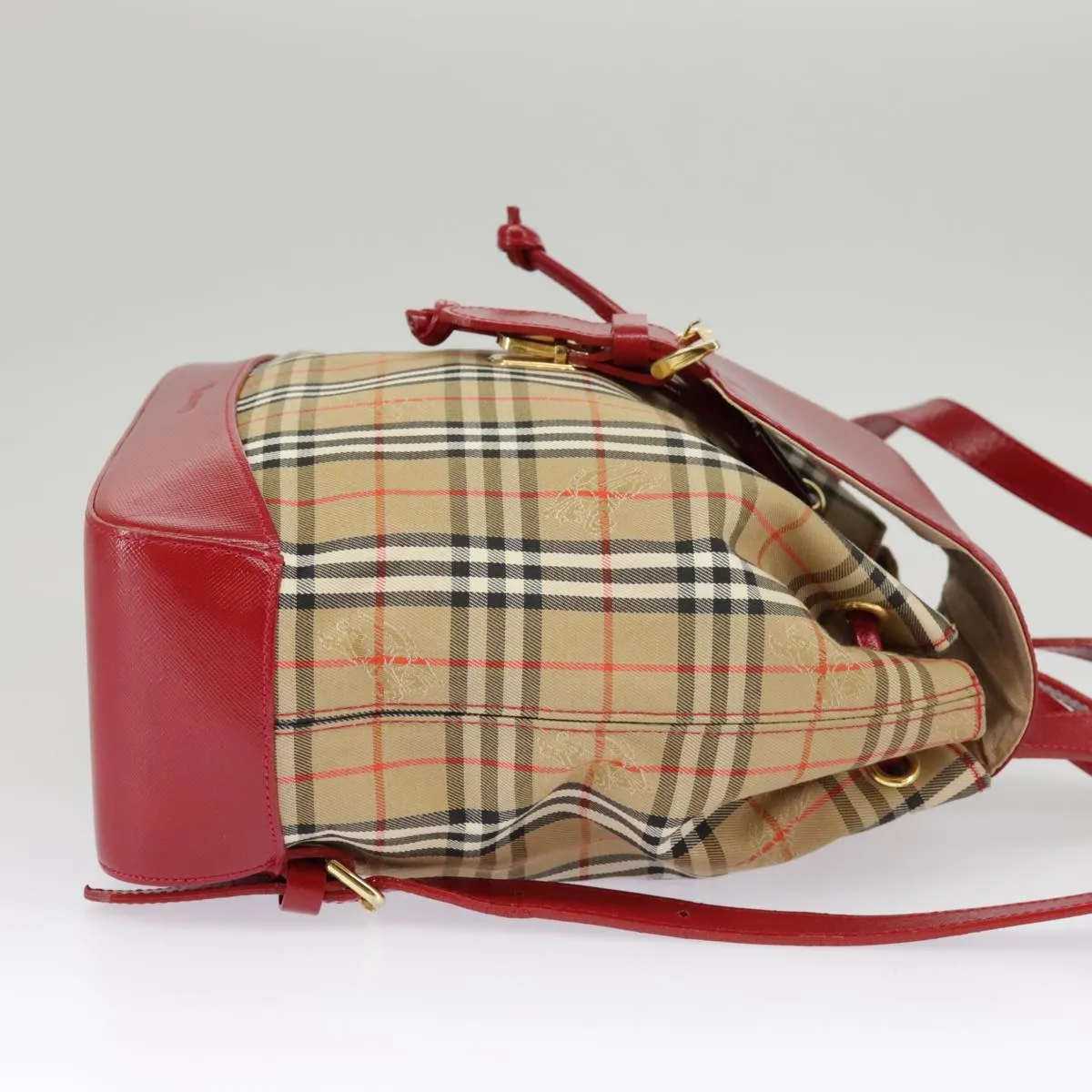Burberry Nova Check  Canvas Backpack Bag (Pre-Owned)