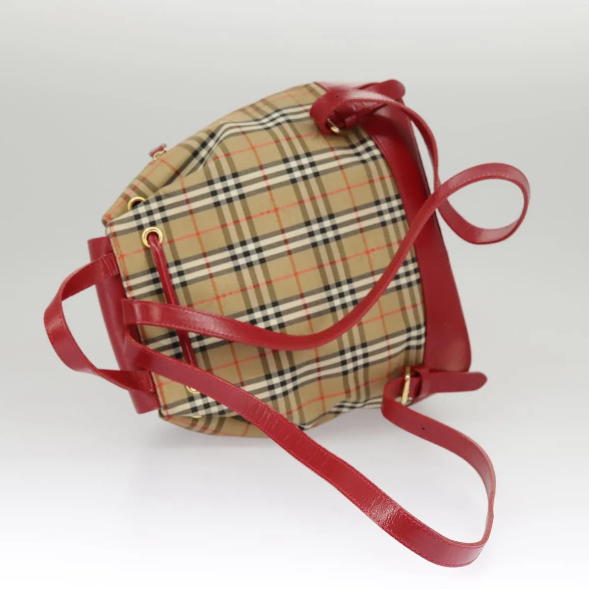 Burberry Nova Check  Canvas Backpack Bag (Pre-Owned)