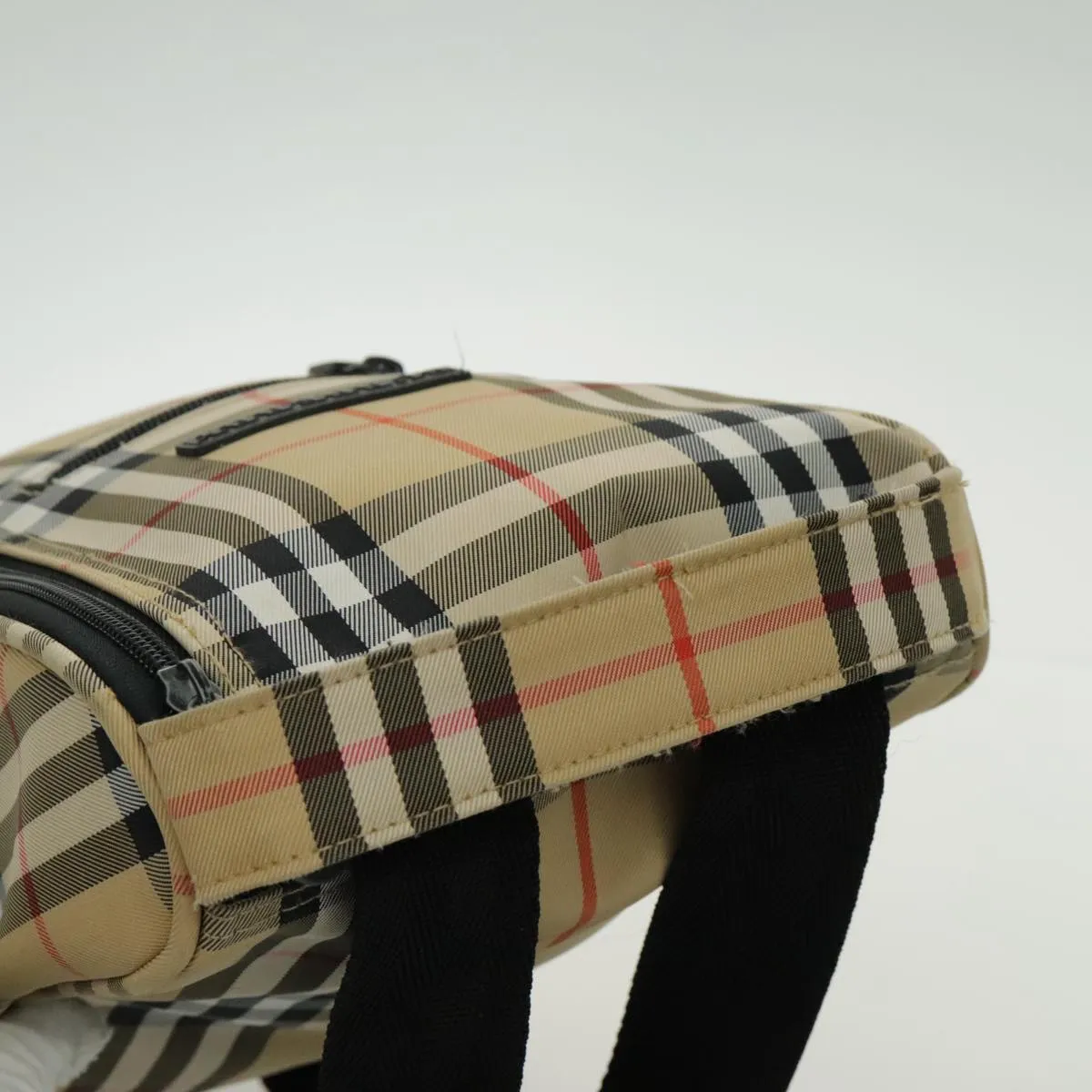 Burberry Nova Check  Canvas Backpack Bag (Pre-Owned)