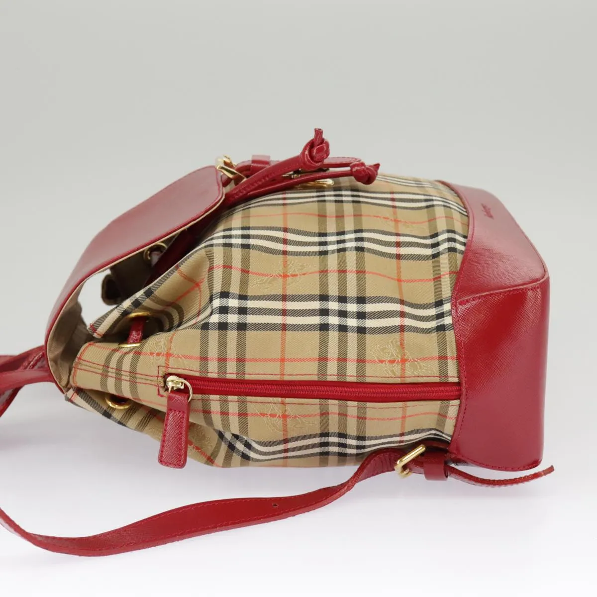 Burberry Nova Check  Canvas Backpack Bag (Pre-Owned)