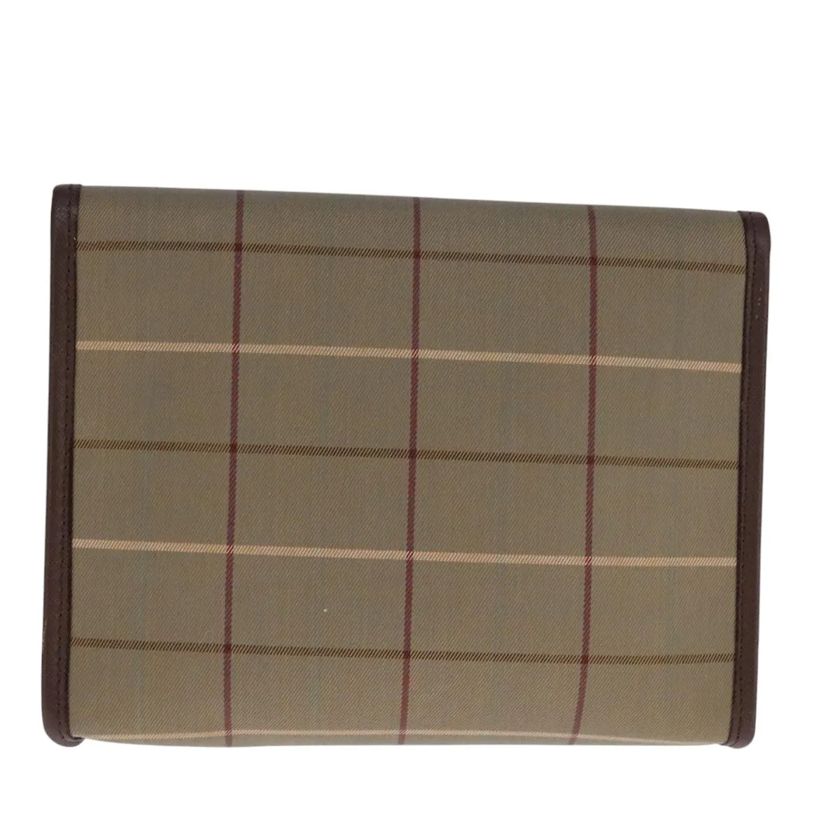 Burberry Nova Check Canvas Clutch Bag (Pre-Owned)