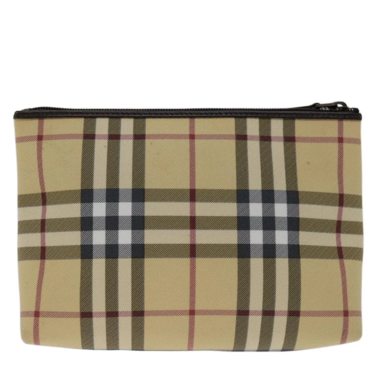 Burberry Nova Check  Canvas Clutch Bag (Pre-Owned)