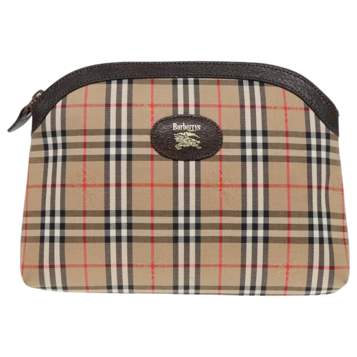Burberry Nova Check  Canvas Clutch Bag (Pre-Owned)