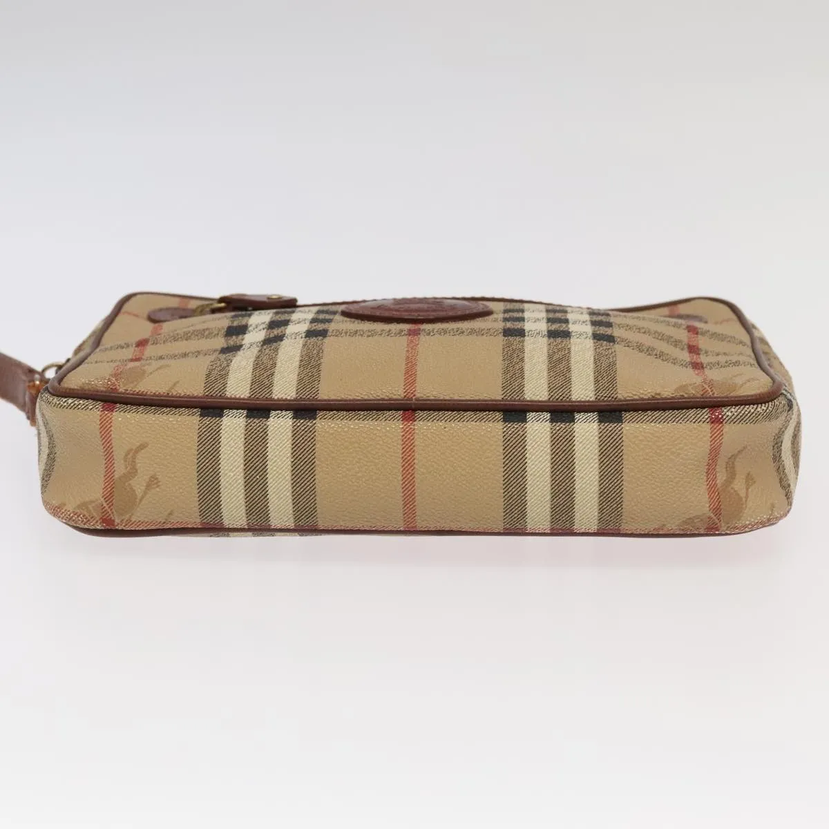 Burberry Nova Check  Canvas Clutch Bag (Pre-Owned)