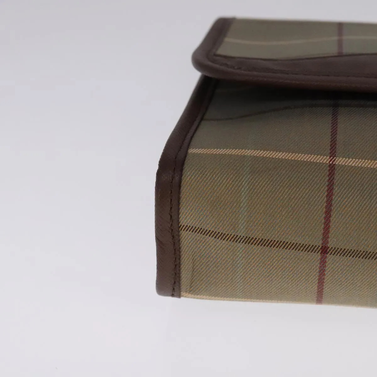 Burberry Nova Check Canvas Clutch Bag (Pre-Owned)