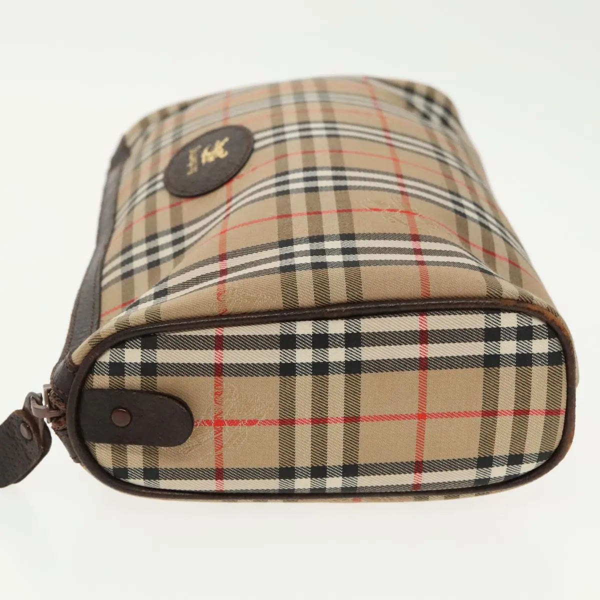 Burberry Nova Check  Canvas Clutch Bag (Pre-Owned)