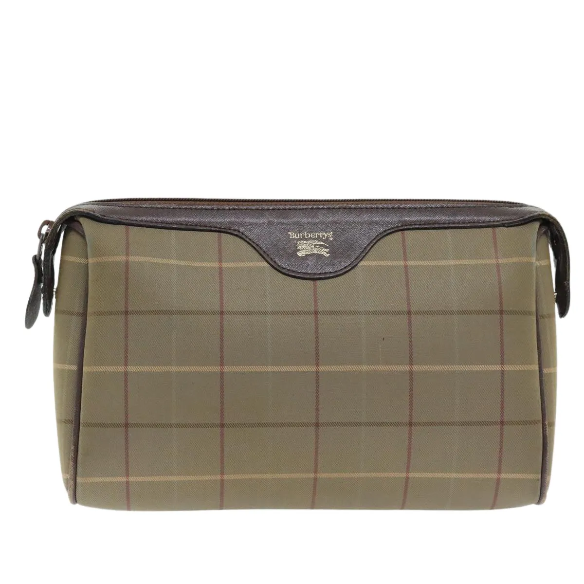 Burberry Nova Check  Canvas Clutch Bag (Pre-Owned)