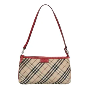 Burberry Nova Check  Canvas Clutch Bag (Pre-Owned)