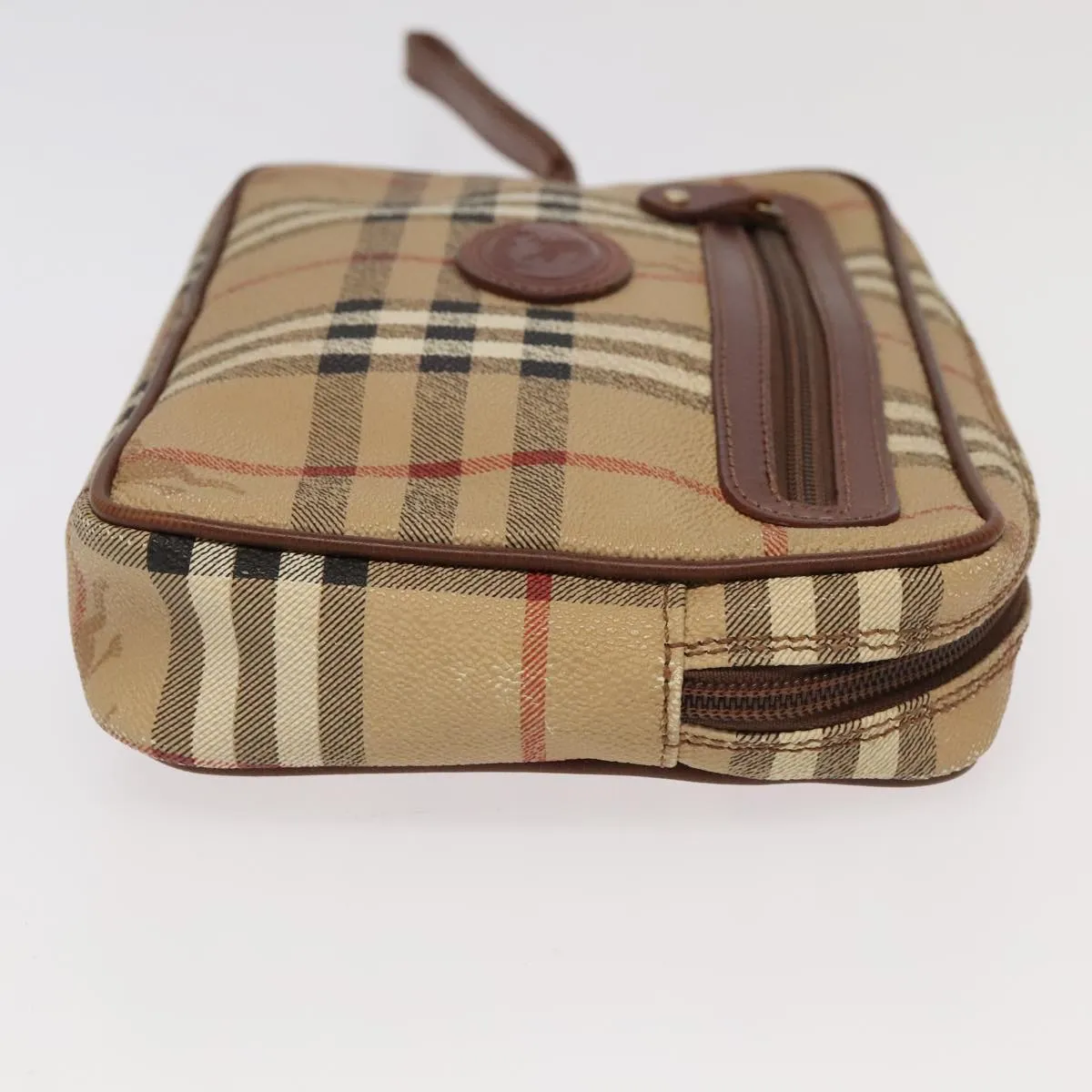 Burberry Nova Check  Canvas Clutch Bag (Pre-Owned)