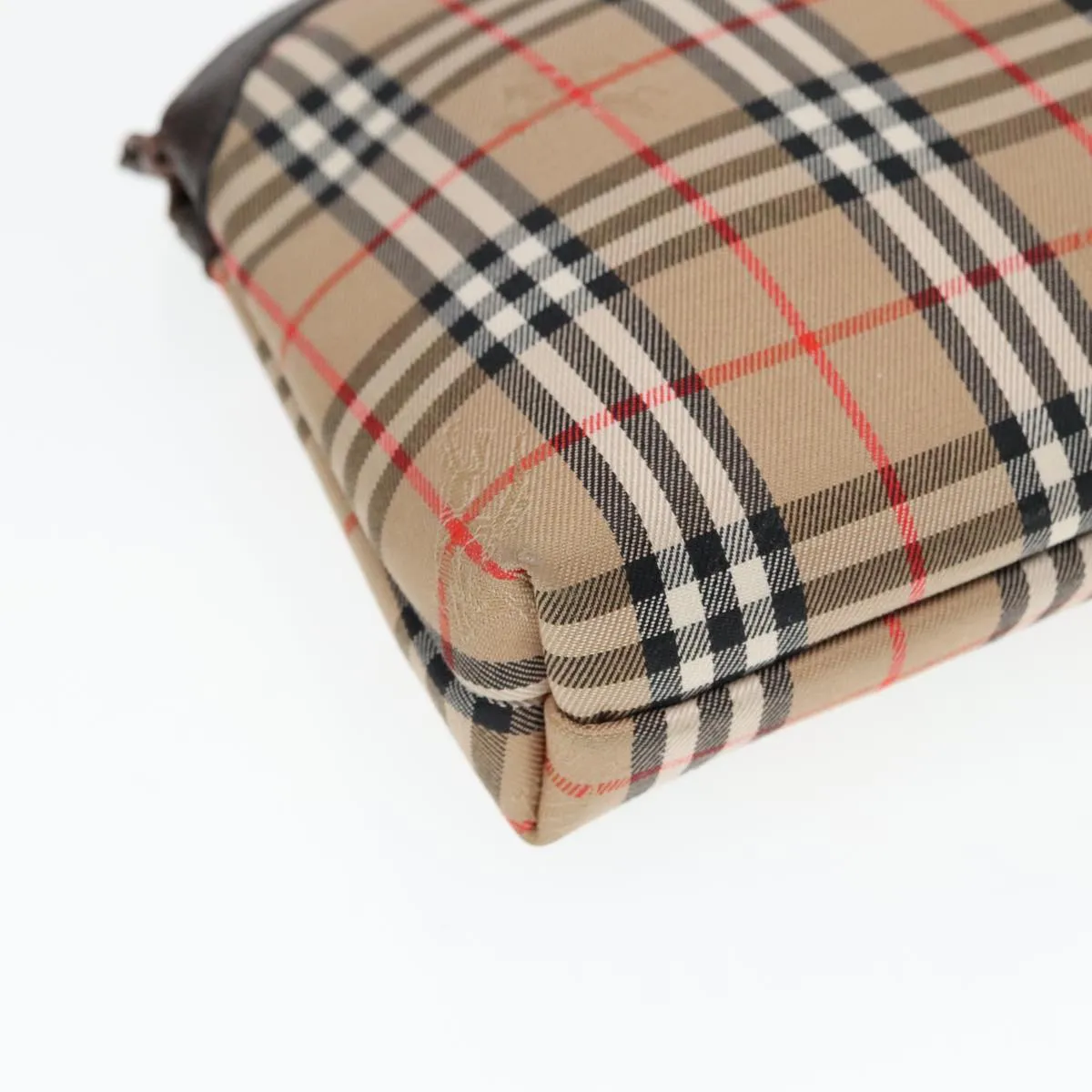 Burberry Nova Check  Canvas Clutch Bag (Pre-Owned)