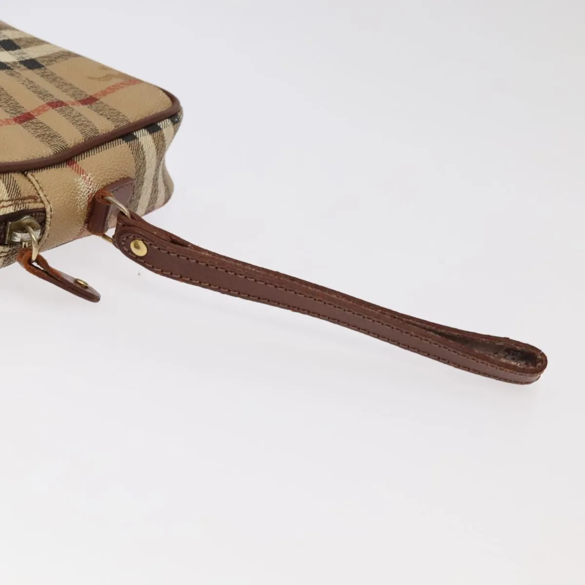 Burberry Nova Check  Canvas Clutch Bag (Pre-Owned)