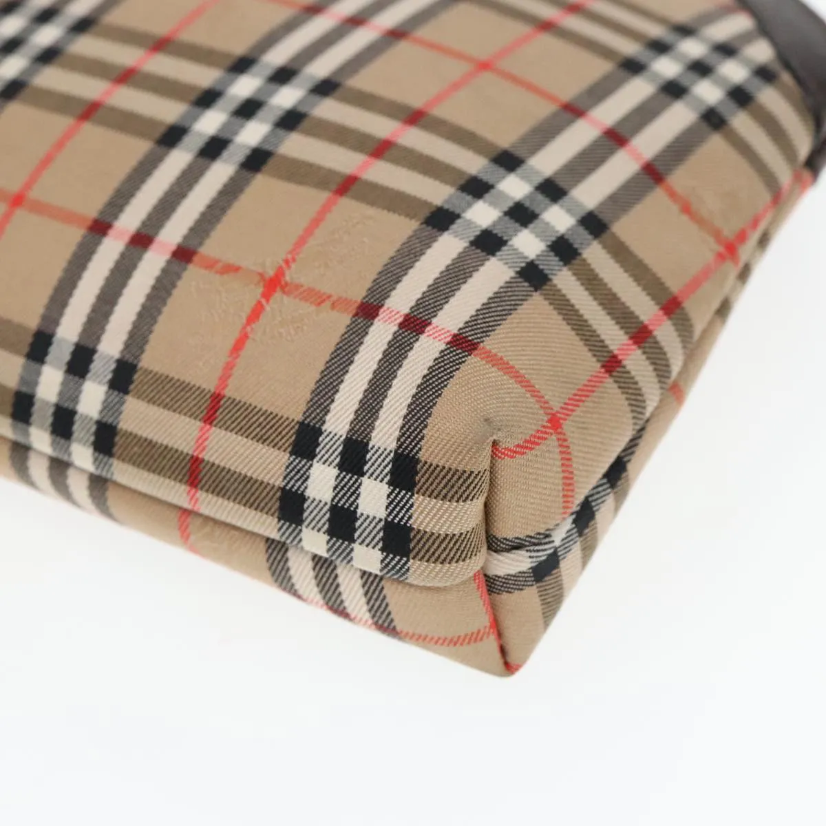 Burberry Nova Check  Canvas Clutch Bag (Pre-Owned)
