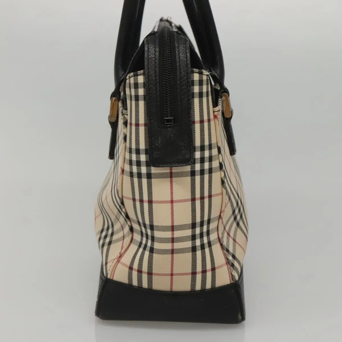 Burberry Nova Check Canvas Handbag (Pre-Owned)