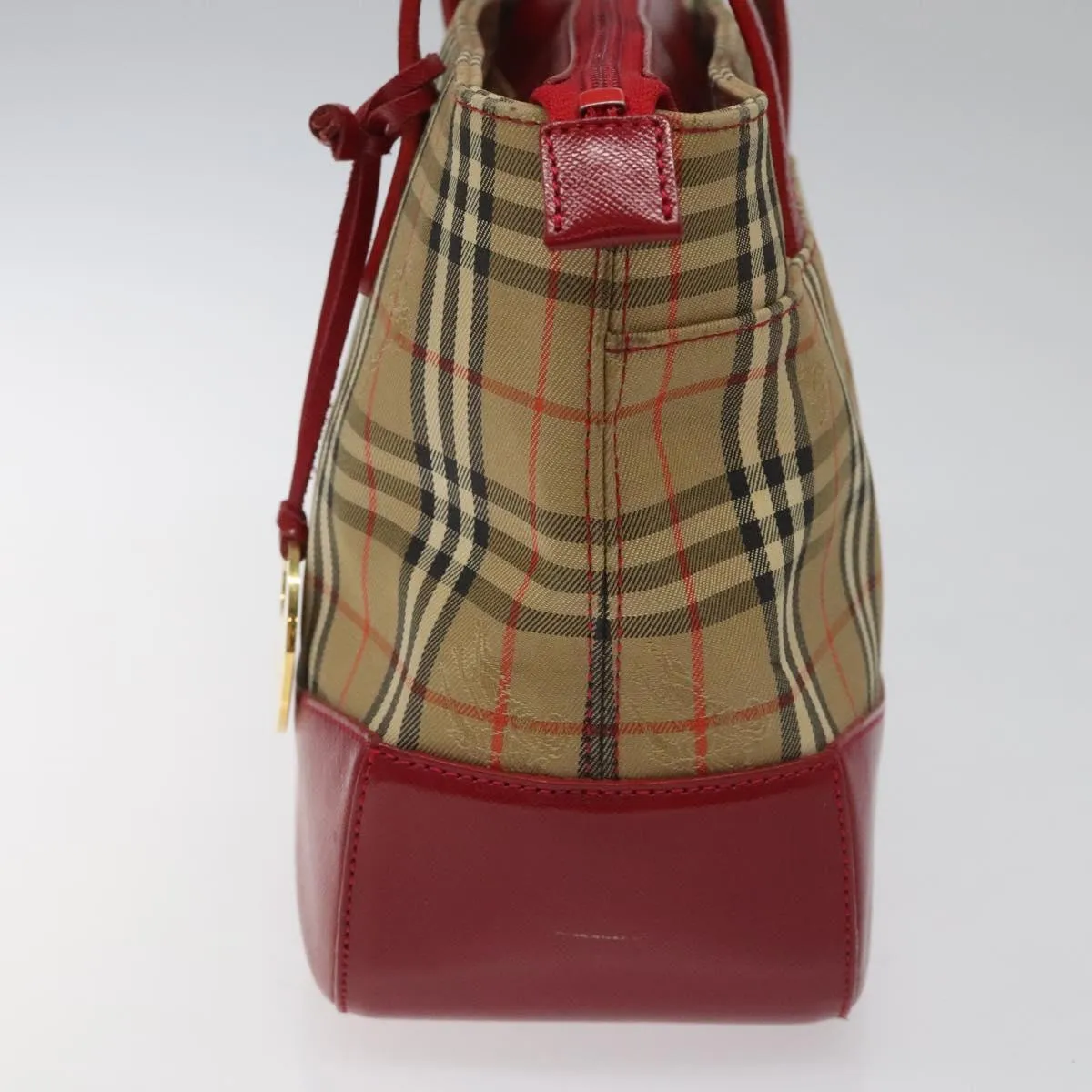 Burberry Nova Check Canvas Handbag (Pre-Owned)