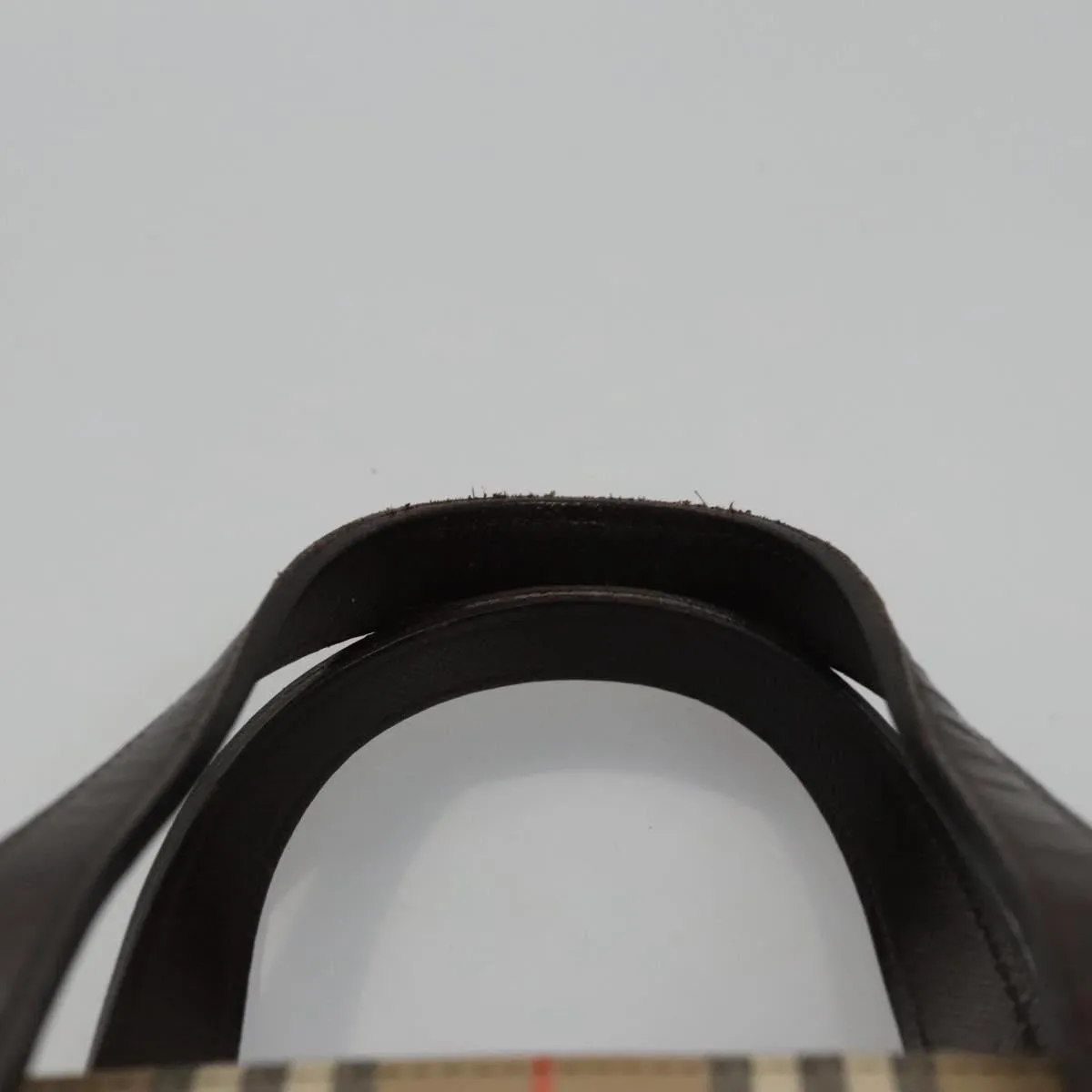 Burberry Nova Check Canvas Handbag (Pre-Owned)