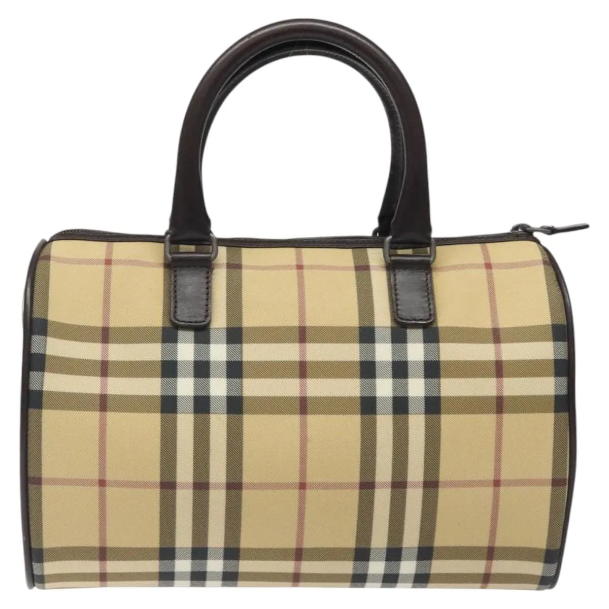 Burberry Nova Check Canvas Handbag (Pre-Owned)
