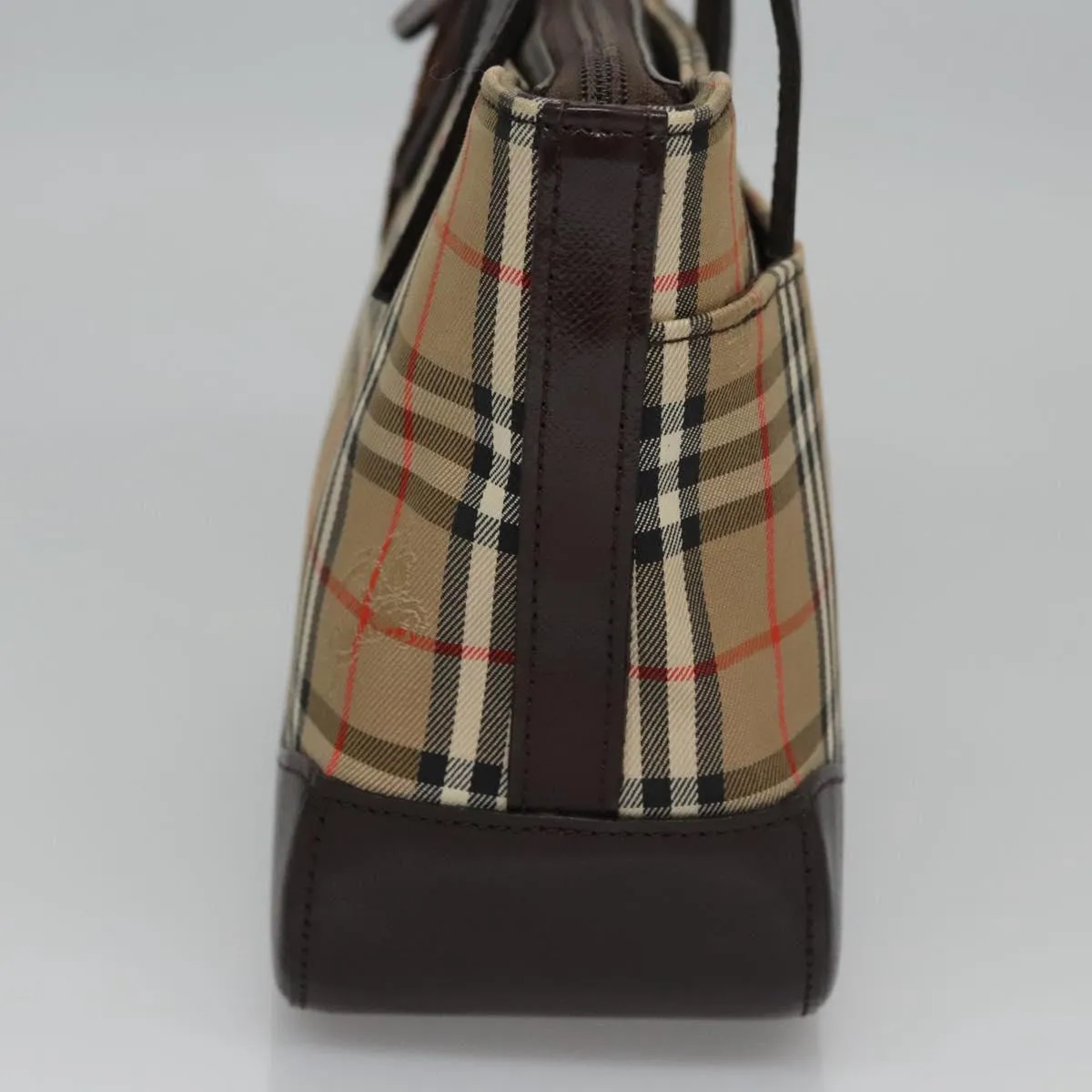 Burberry Nova Check Canvas Handbag (Pre-Owned)