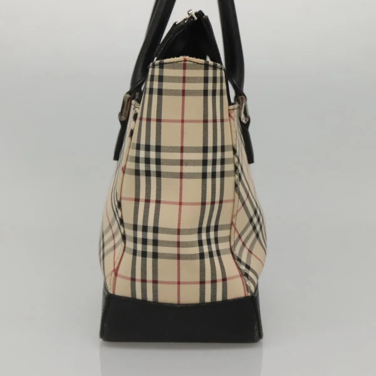 Burberry Nova Check Canvas Handbag (Pre-Owned)