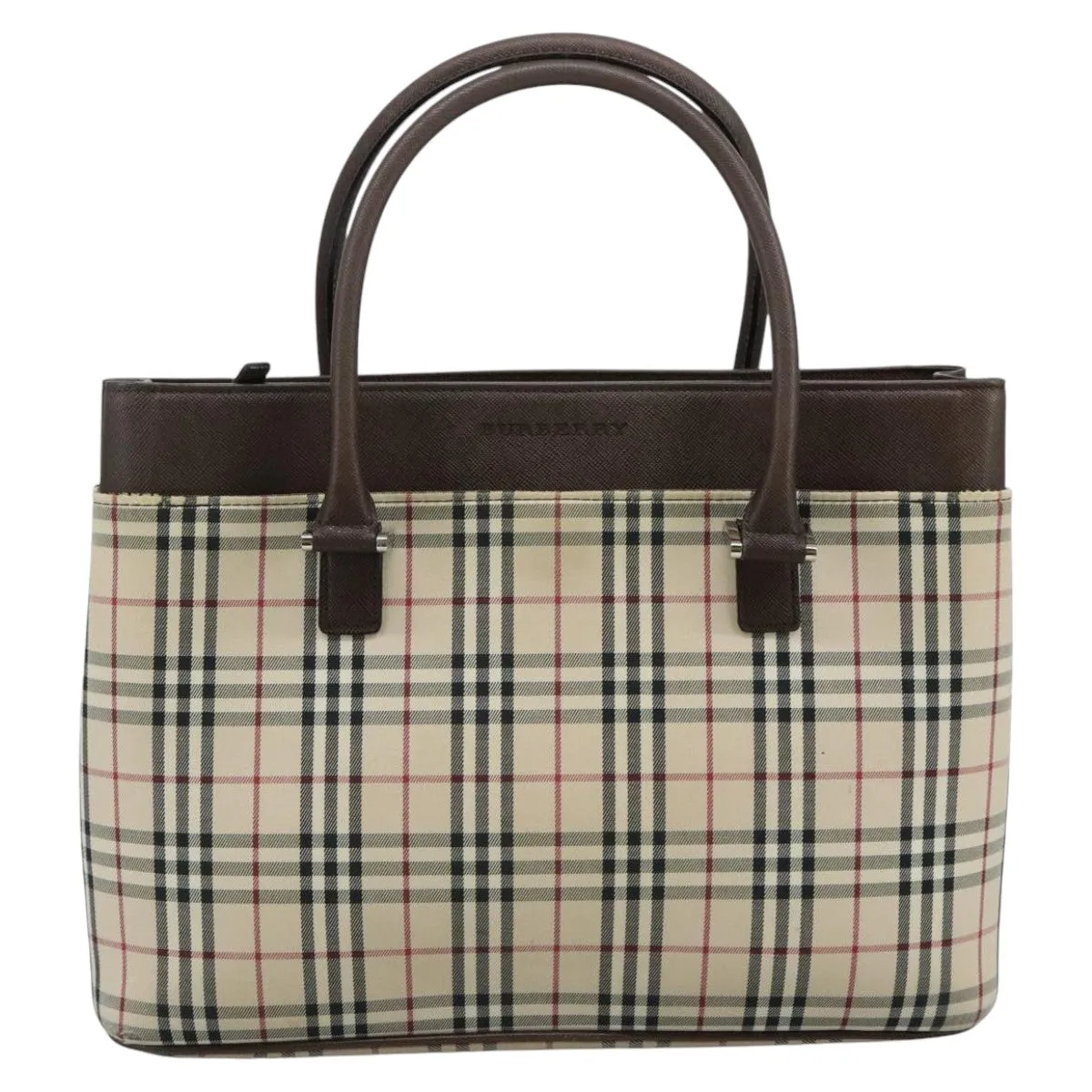 Burberry Nova Check Canvas Tote Bag (Pre-Owned)