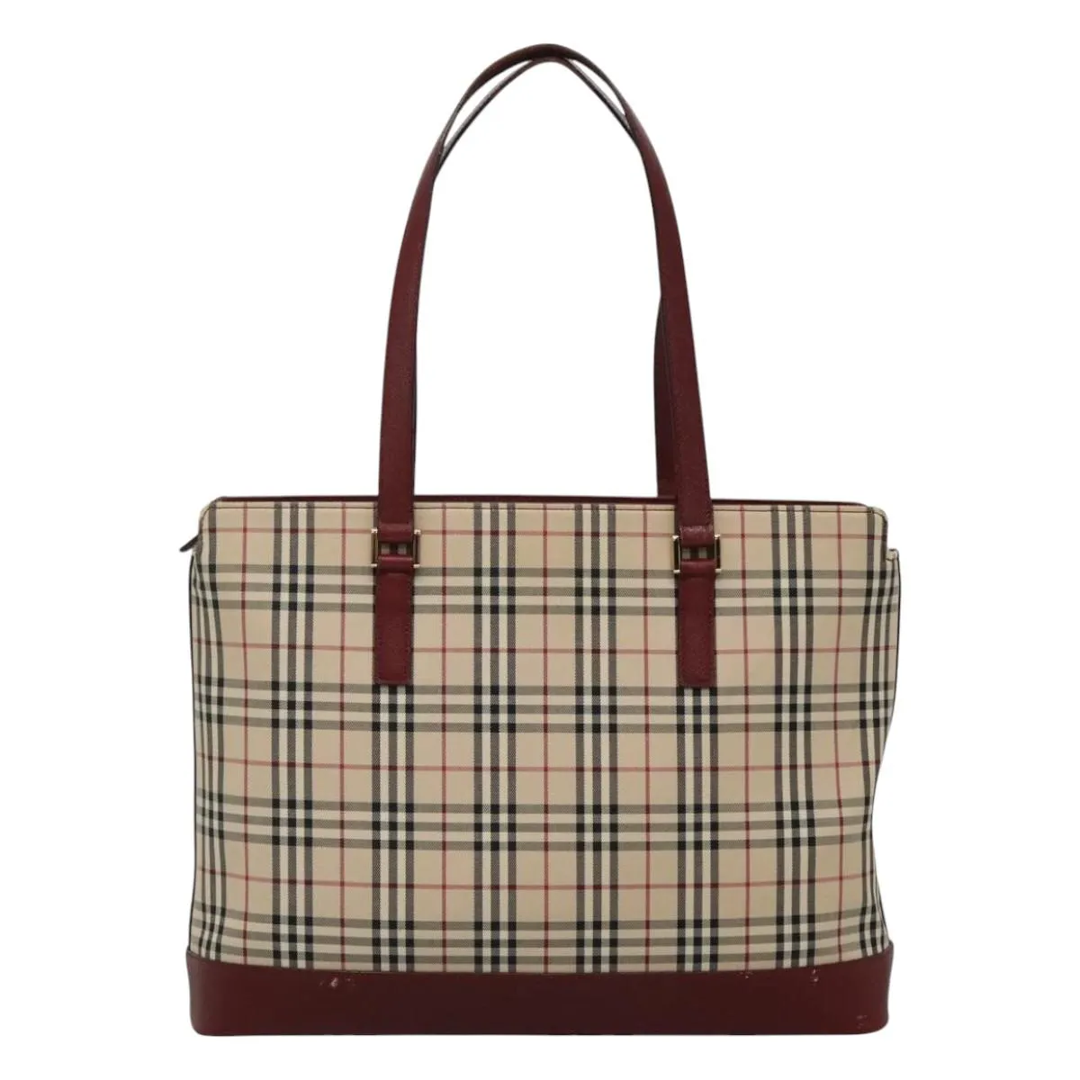 Burberry Nova Check Canvas Tote Bag (Pre-Owned)