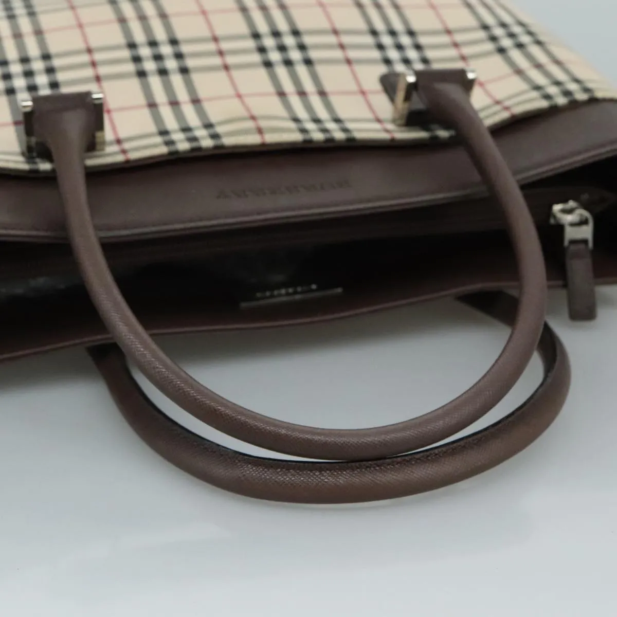 Burberry Nova Check Canvas Tote Bag (Pre-Owned)