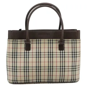 Burberry Nova Check Canvas Tote Bag (Pre-Owned)