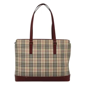 Burberry Nova Check Canvas Tote Bag (Pre-Owned)