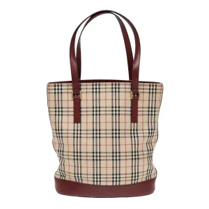 Burberry Nova Check  Canvas Tote Bag (Pre-Owned)
