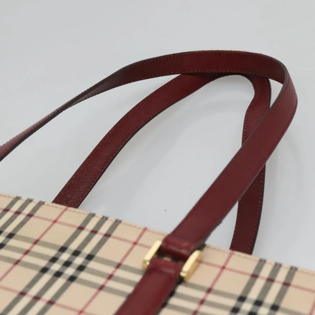 Burberry Nova Check Canvas Tote Bag (Pre-Owned)