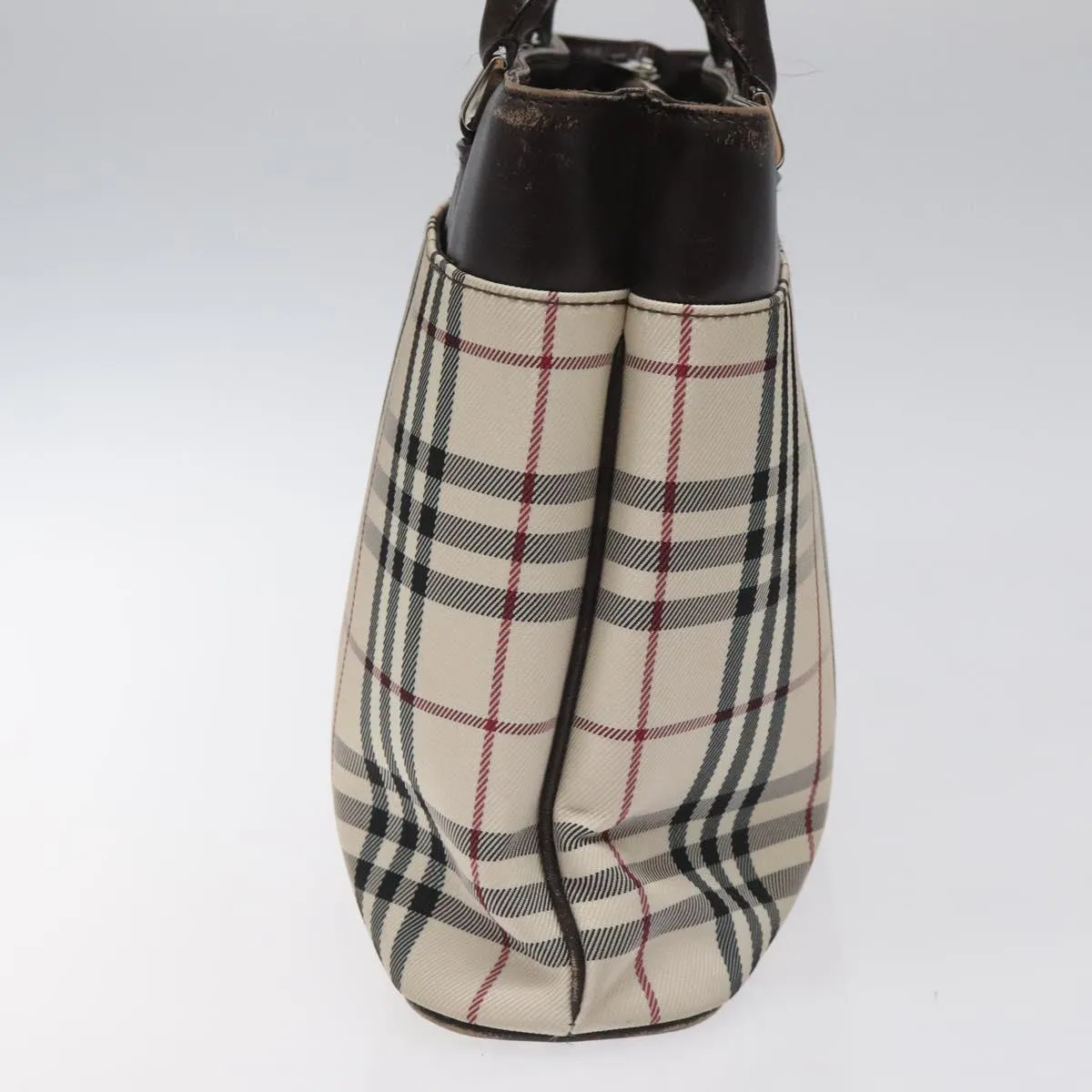 Burberry Nova Check Synthetic Tote Bag (Pre-Owned)