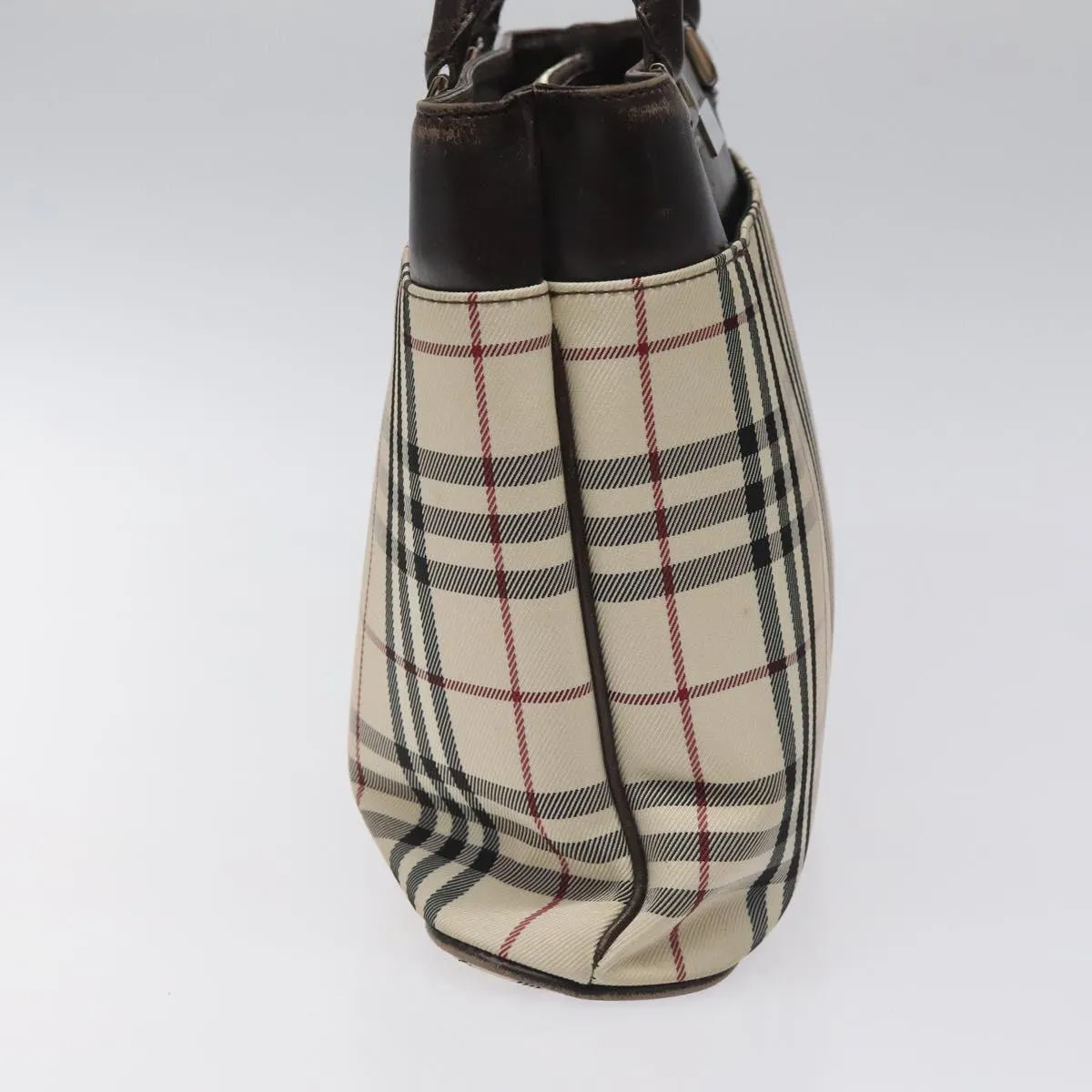 Burberry Nova Check Synthetic Tote Bag (Pre-Owned)