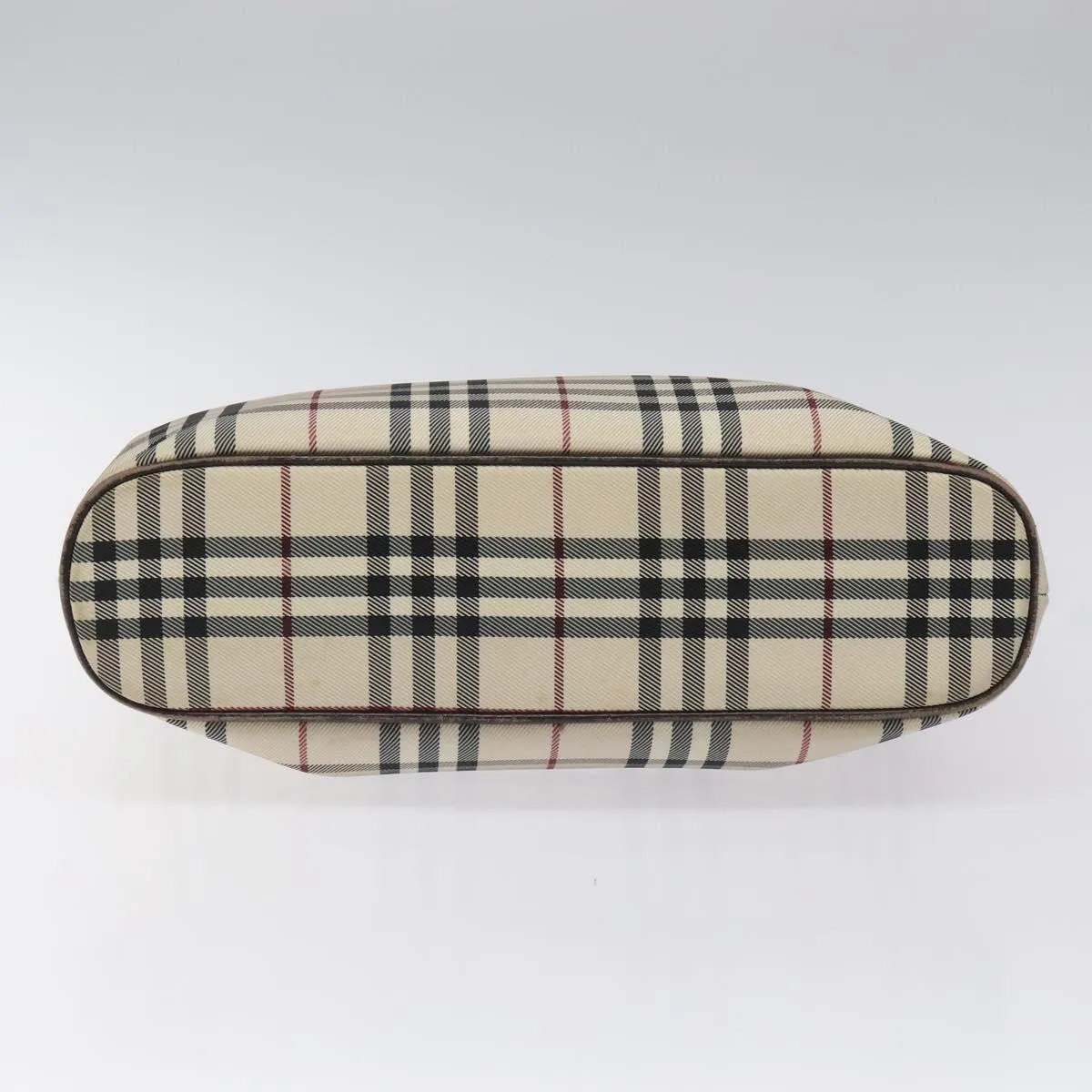 Burberry Nova Check Synthetic Tote Bag (Pre-Owned)