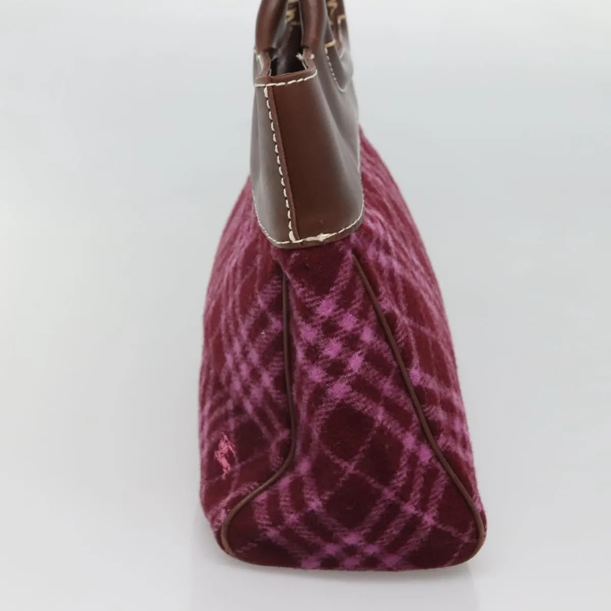Burberry Nova Check Wool Tote Bag (Pre-Owned)