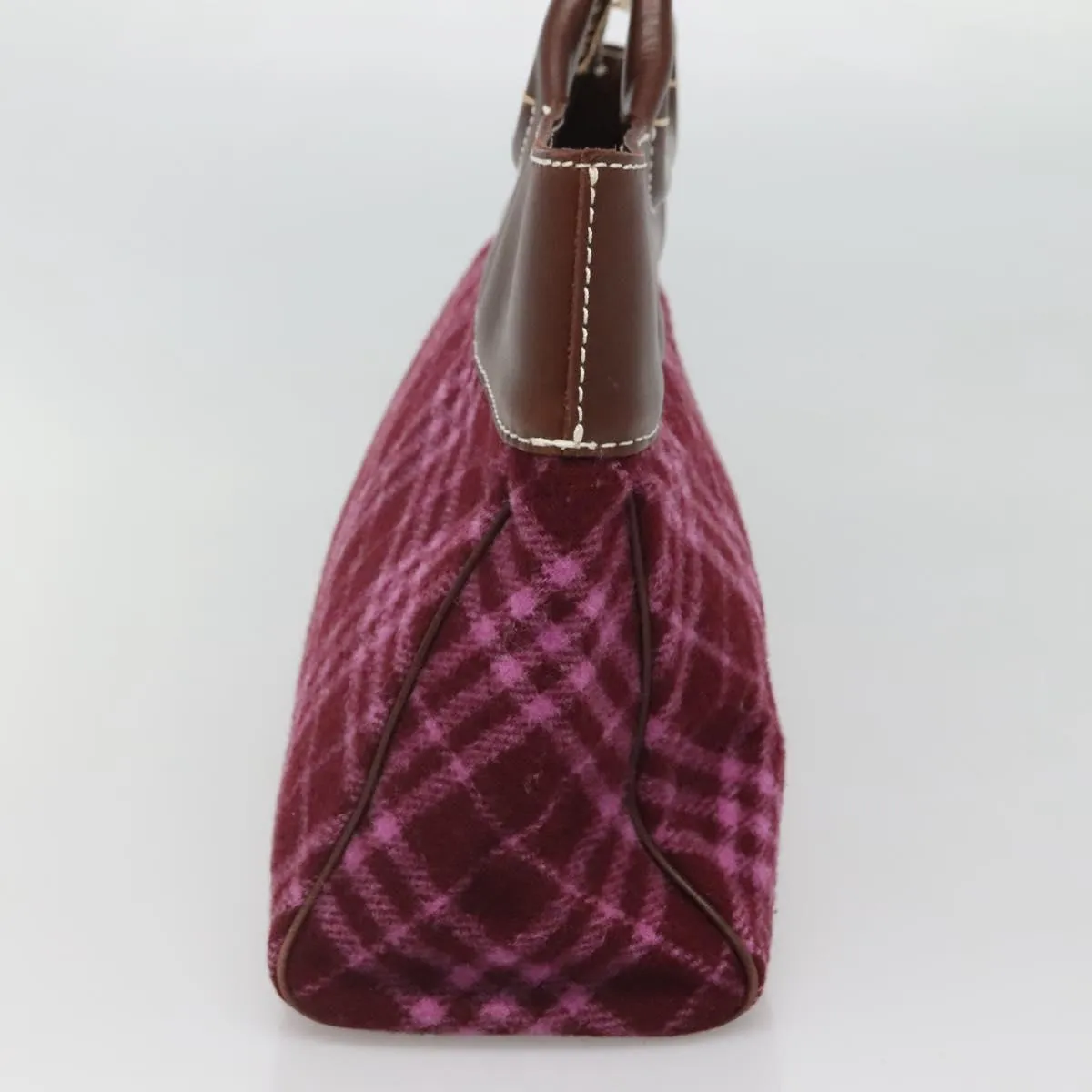 Burberry Nova Check Wool Tote Bag (Pre-Owned)