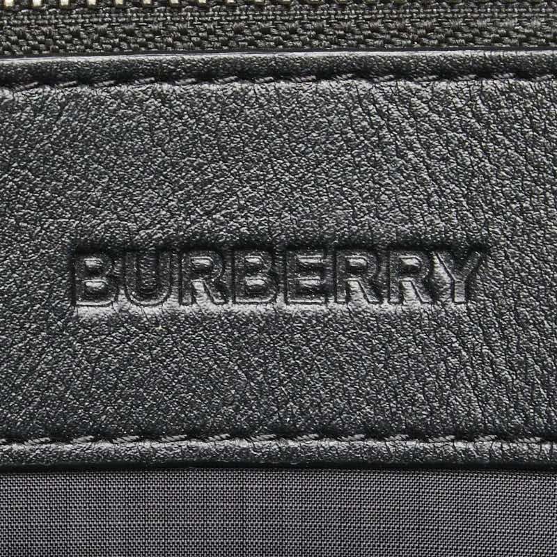 Burberry Nylon Leather Backpack Black