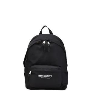 Burberry Nylon Leather Backpack Black