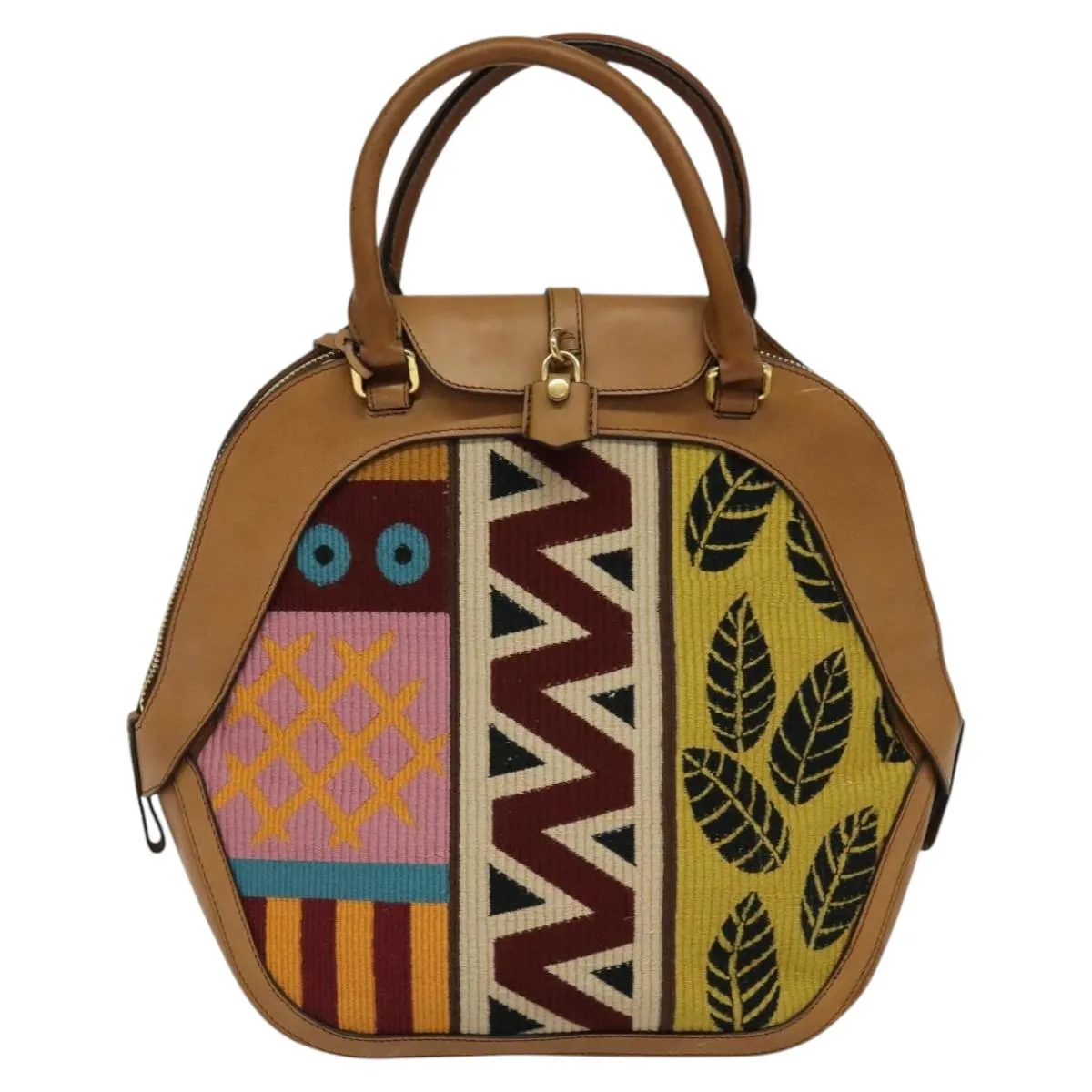 Burberry Prorsum Canvas Handbag (Pre-Owned)