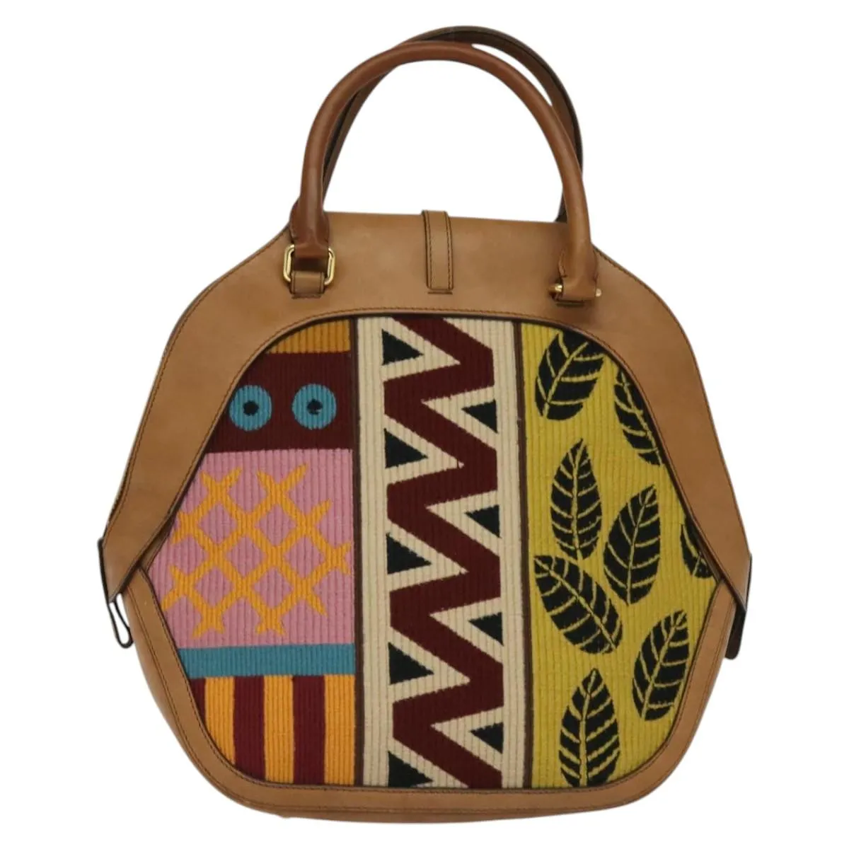 Burberry Prorsum Canvas Handbag (Pre-Owned)