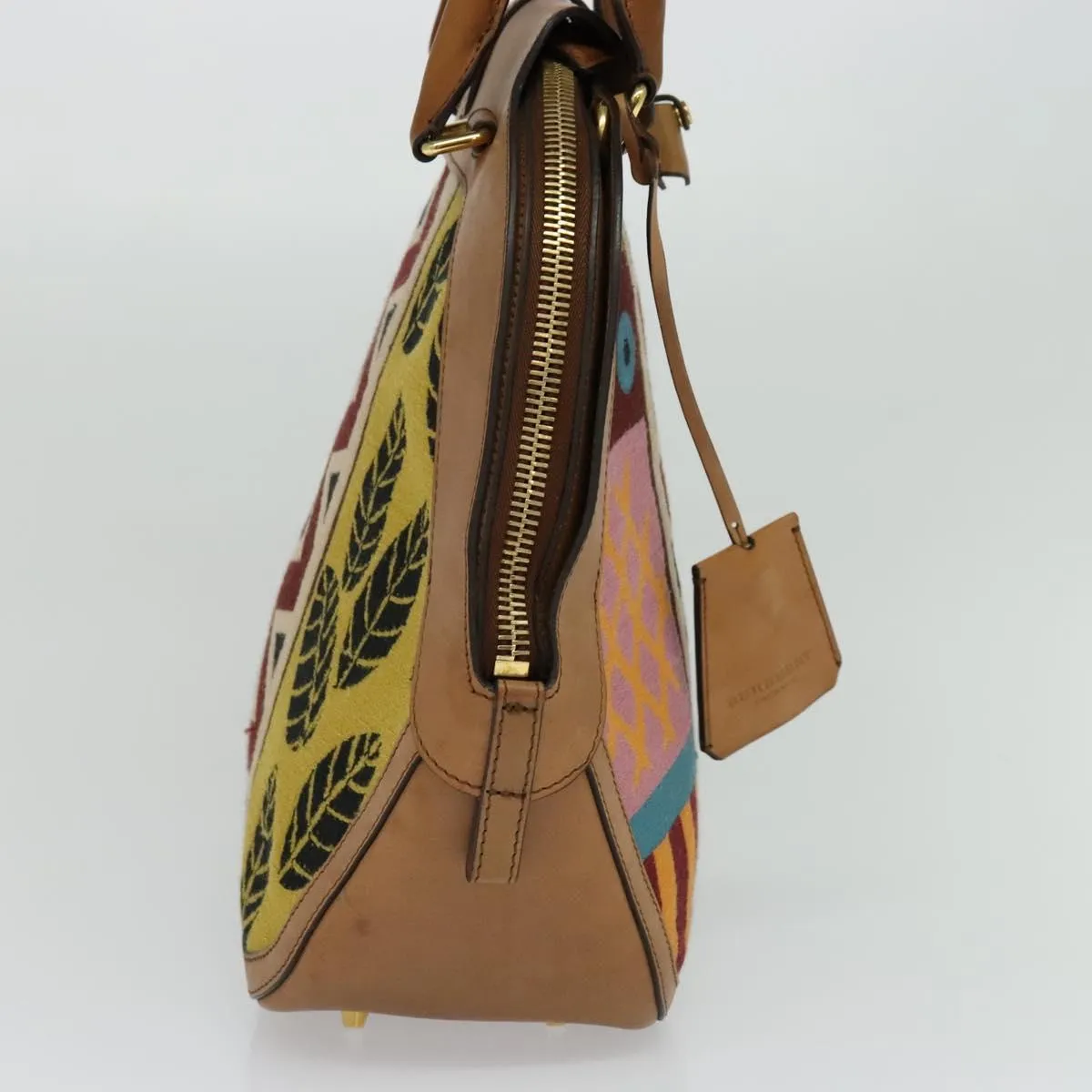 Burberry Prorsum Canvas Handbag (Pre-Owned)