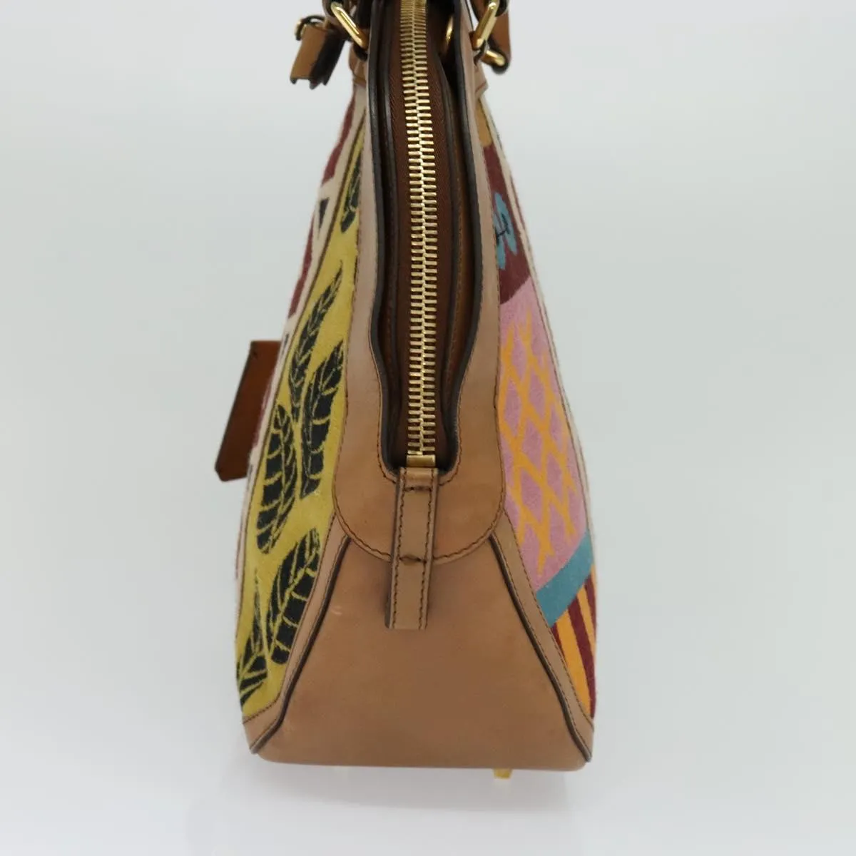 Burberry Prorsum Canvas Handbag (Pre-Owned)