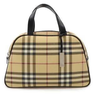 Burberry  Pvc Leather Handbag (Pre-Owned)