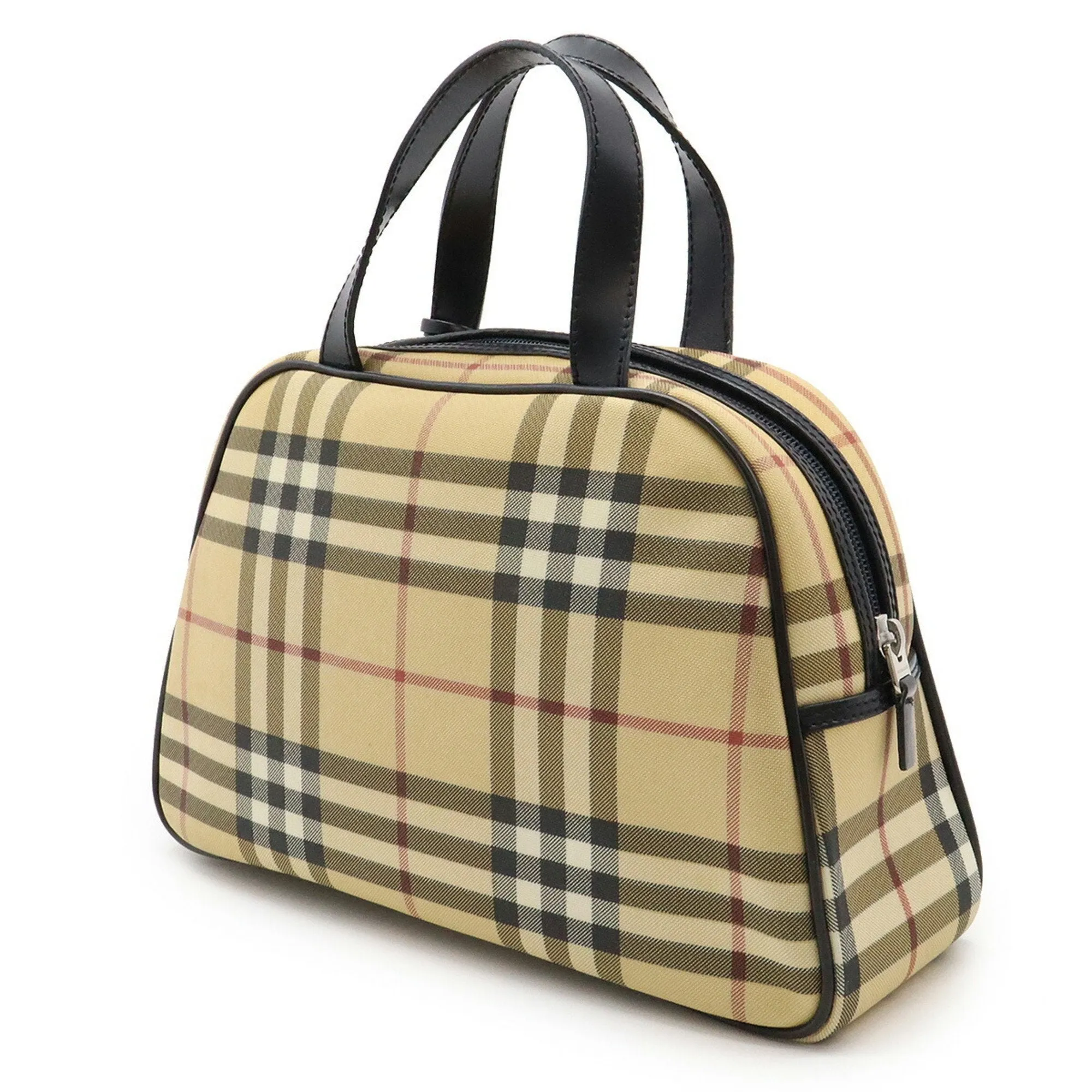 Burberry  Pvc Leather Handbag (Pre-Owned)