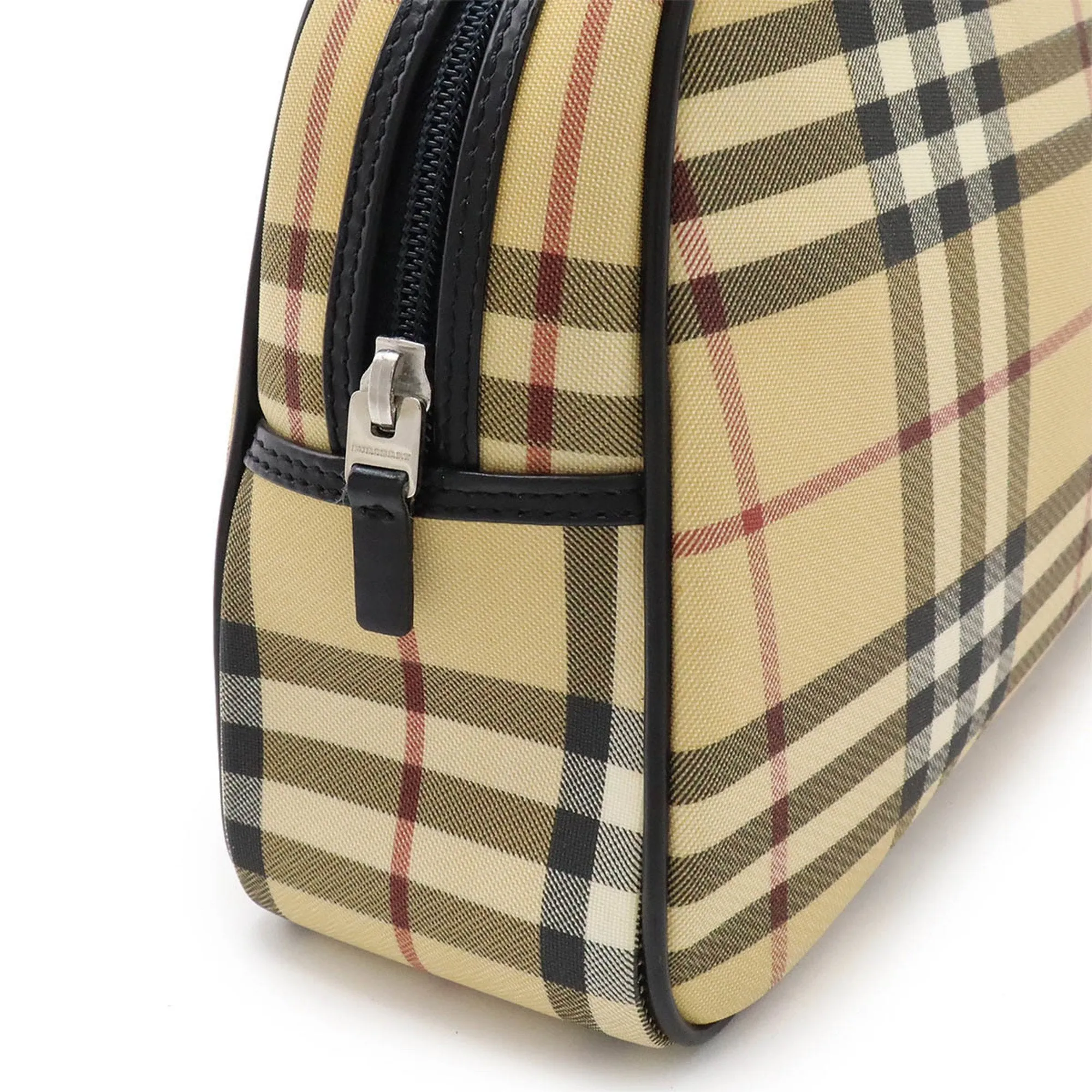 Burberry  Pvc Leather Handbag (Pre-Owned)